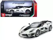 1/18 Ferrari FXX-K EVO N70 Hybrid 6.3 White Met Silver Model by Bburago 18-16012