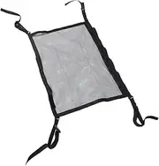 EXHUMKY Car Ceiling Storage Net Automotive Cargo Organizer for Fishing Rods Easy Tool Installation Lightweight and Compact Roof Rack for Vehicles