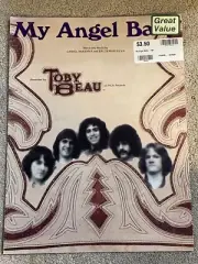 1978 MY ANGEL BABY Sheet Music TOBY BEAU by Daniel McKenna, Baldemar Silva