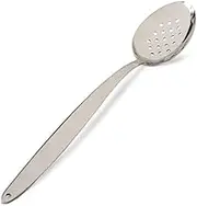 BNAZIND Kunz XL Serving Spoon Perforated | 12 Inch Premium Food-Grade 18/10 Stainless Steel | Large Cooking Spoon | Chef Spoons with Ergonomic Long Handle