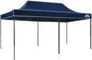 Instahut Gazebo 3X6, Pop up Camping Tent Marquee Folding Navy Gazebos Garden ...