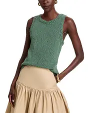 Tommy Bahama Crochet Edge Top