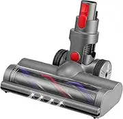 Motorhead Vacuum Attachments for Dyson V15 V11 V10 V8 V7, Hardwood Floor Attachment for Dyson Cordless Stick Vacuum Cleaners with LED Headlights, Soft Turbo Bristle Roller Brush Head Replacement