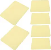 JEWEDECO 6pcs Iron Decorative Repair Patches Faux Easy Application for Elbows Knees Durable Clothing Repair Supplies for Jeans Jackets