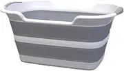 Foldable Dog Pool Foldable Pet Bathtub with Water Drain Plug, 24L Multipurpose Tub for Small Dogs and Cats, Portable Space Saving Design