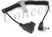 for Anton Bauer Right Angle 2.1 5.5mm Lock DC to Tap D-Tap Spring Power Cable for Video Devices PIX-E7 7 Touchscreen Display