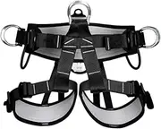 Tree Climbing Harness - Half Body Adjustable Safety Belt Climbing Straps | Protect Waist Support Belts Strong Load-bearing Straps for Caving Rock Climb, Rappelling Equip