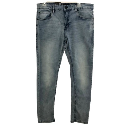 Marc Ecko Jeans Mens W34 29L Light Blue Skinny Fit Stretch Flex