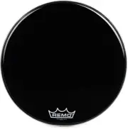 Remo Powermax Ebony Crimplock Bass Drumhead - 26 inch (2-pack) Bundle