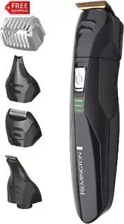 Remington 5-In-1 Titanium Multi-Grooming Kit, PG6024AU, Cordless Rechargeable Gr