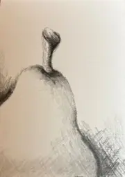 ACEO Original Pencil Drawing Graphite Pear Fruits Foodie Kitchen Culinary Art