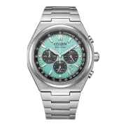 Citizen CA4610-85M Eco-Drive Super Titanium Chronograph Sapphire Light Green