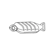 Redback Underfloor Catalytic Converter for Honda CR-V RD RD1 RD3 2.0L 1995-2002