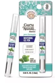 GuruNanda Teeth Whitening Pen,(0.06 fl oz)20 Uses Vegan & Gentle on Teeth Pro (2