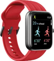 Ryze Evo Smart Watch With Alexa Red + Blue