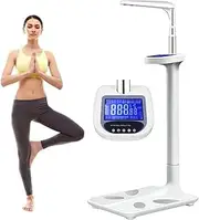 Digital Doctor Scale, Ultrasonic High Precision Weighing Scale with LCD Display, Automatic Body Fat Measuring Instrument，Measurement 70-190Cm