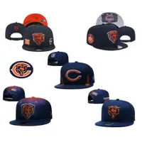 在飛比找蝦皮購物優惠-Nfl Chicago Bears 可調節帽子運動平簷休閒時
