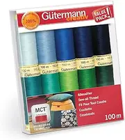 GUTERMANN Sewing Thread Set SEW-All Thread 100MT 10 SPOOLS - 005