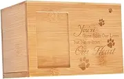 Mipcase Pet Cinerary Box Sturdy Pet Ash Container for Dogs Cats Compact Cremation Urn for Ashes Memorial Keepsake Non Window Design