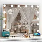 Hollywood Mirror Vanity Make Up Smart Mirror with 14 LED Lights Dimmable w/ USB