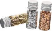 KONTONTY Gilding Flakes for Nail Foil Decorations Set of Foil Flakes for Nails Safe Convenient