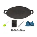 BBQ Grill Cooking Pans Griddle Pan for Travel Outdoor and Indoor Beach