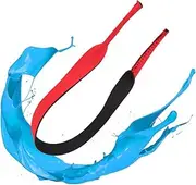 [HOMSFOU] Eyewear Retainer Neoprene Cord Universal Fit for Sunglasses Glasses Goggles (blue)