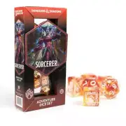 Sirius Dice: Dungeons & Dragons Adventure Dice Set SORCERER Orange New Free Ship