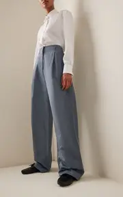 [The Row] Lucca Leather Mocassins