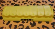 Bayer Aspirin 7 Day Pill Box Case Dispenser With Braille NEW yellow