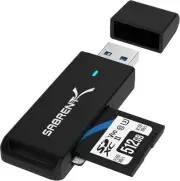 USB 3.0 Micro SD and SD Card Reader