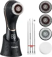 Facial Cleansing Brush Face Scrubber Exfoliator Rechargeable IPX7 Waterproof Electric Spin Cleanser Device for Exfoliating, Massaging and Deep Cleansing Removing Blackhead, Face Massaging