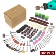 361PCS/lot Power Tools Rotary Tool Accessory Set Fits for Dremel Drill Grinding