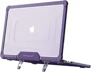 SaharaCase - Heavy-Duty Raider Series Case with Stand for MacBook Pro 16" (2024), Purple, (LT00051)