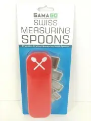 2011 Gama-Go GamaGo Swiss Measuring Spoons Brand New Sealed in Package NIP
