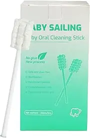 Toddler Tongue Cleaner Stick | Tongue Cleaner Gauze Toddler Toothbrush,No Glue Stick, Ergonomic Handle Nursing Accessories for Grooming Travel Teething Home