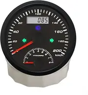 ELING 85mm 2in1 GPS Speedometer with Tachometer 0-200KM/H 8000RPM with Backlight for Car Motorcycle ATV UTV