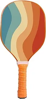 Pickle Ball Racket - Wood Non-Slip Portable Sweat-Wicking Pickle Ball Training Paddle,Leisure Sports & Games Equipment for Women, Men, Adult