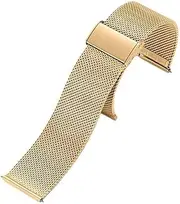 [Generic] Mesh Loop Stainless Steel Watch Band Bracelet 20mm 22mm Bracelet Strap Quick Release Replacement Watch Accessories