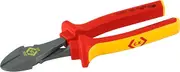 C.K T37021 200 VDE/1000V Side Cutter High Leverage 200 mm, Multi-Colour