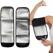 [Generic] Arm Shapers for Women, Arm Wraps for Flabby Arms - 1 Pair of Elastic Trimmer for Flabby Arms, Slimmer Bands Multifunctional Non-Slip Comfortable Fit Sleeves