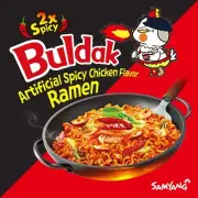 Samyang Hot 2X Spicy Chicken Flavor Ramen Noodles BULDAK Ramyun Korean 5pack
