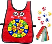 Dodgeball Game Package with Sticky Ball for at Beach or Yard, Red