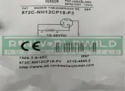 1PC New For 872C-NH12CP18-P3 Inductive Proximity Sensor