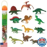 Safari Ltd. Dinos TOOB - Includes 12 Hand-Painted Mini Figurines - T-Rex, Tri