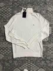 Tommy Hilfiger Men’s Turtleneck Cream Size XL NWT