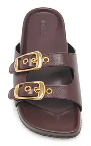 [Chloé] Polly Leather Slide Sandals