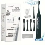 Electric Toothbrush with Water Flosser,Professional Flossing Toothbrush 2 in ...