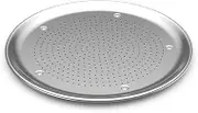 Nordic Ware USA Natural Aluminium Hot Air Pizza Crisper, 40.5 x 40.5 x 2 cm