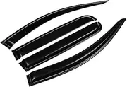 FUWKAIZS Compatible for Chevy Cruze Sedan 2009 2010 2011 2012 2013-2016 Window Visor Deflector Rain Guard Awnings Shelter Car Styling Accessories